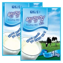 담터 자판기용 벤딩밀 라떼분말, 1kg, 2개