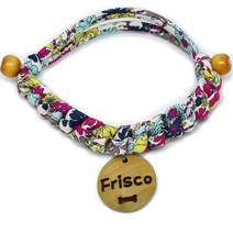 펫츠룩 나무인식표 핸드메이드목걸이, 42.말랑썸머(나무팬던트)