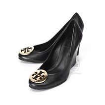 [토리버치] [TORY BURCH] 골드 메탈 로고 소피 웨지힐 50008642-051