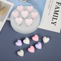 초콜릿 실리콘몰드, 미니통통하트-대(실리콘몰드243), 1개