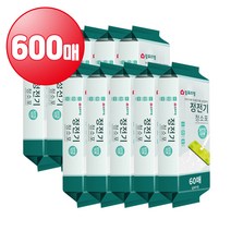 쉼표리빙 부직포 청소용 고급형 정전기청소포 60매x10 총600매 정전기포 청소용품