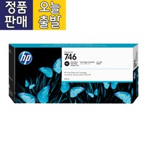 HP 정품플로터잉크 No.746 P2V82A Photo Black DJ-Z9 300ml T120, 단일 수량