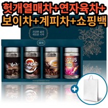 연자육 차 헛개 나무열매차 계피차 보이차 선물 세트 소핑백 포함 계피 건헛개나무열매 100% 설 명절 추석 구정 사무실 회사 직원 거래처 직장 병원 병문안 부장님 퇴사 추천