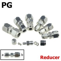 증류기 증류주만들기 증류수기 양조증류기 SUS 304 압축 페럴 파이프 피팅 6mm 8 10 12mm 변환 어댑터 14 12 튜브 스테인레스 스틸 커플러 커넥터 YDFLOK, PG_1I8 Inch OD Tube