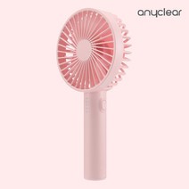 애니클리어 리얼 쿨링 팬 휴대용 선풍기 2000mAh, 핑크