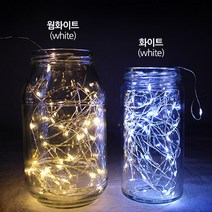 배키샵 led 와이어 전구 무드등, 화이트20구