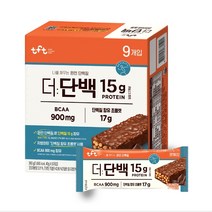 빙그레 더단백 크런치 초코, 9개입, 40g