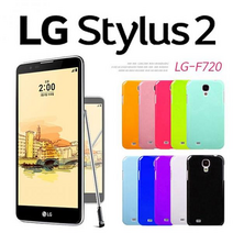 LG 스타일러스2 프리미엄 컬러 젤리 케이스 F720, 블랙, 없음