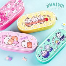 몰랑 원형 폴딩 펜슬케이스 랜덤 예쁜필통 인싸필통 초등필통 다용도필통, 단품, 단품