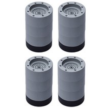 4pcs 진동 방지 발 패드 세탁기 고무 매트 진동 방지 패드 건조기 범용 고정 미끄럼 방지 패드 8cm 증가, 4개