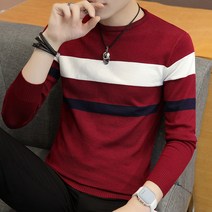 남성 라운드넥 니트 데일리 캐주얼 댄디룩 하늘비즈 A11 O918J023