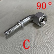 유압호스 고압 Metric M10-42 유압 콘 호스 엔드 withold 유형 튜브 고압 피팅 6-25mm 가시 조인트 커넥터, 05 C bend_01 6MM to M10x1.0