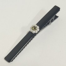 SUNNYDAY GG5 국산 핸드메이드 진주 큐빅 악어핀 악어집게핀 헤어집게핀 앞머리 옆머리 잔머리 정리 고정 심플 일자핀 메탈 머리핀 헤어핀