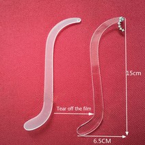 아크릴장식장 박스 주문제작 케이스 솜인형 보관함 로봇 진열장 미니 피규어 웹연예인 아크릴 귀걸이 스틱, 03 S shaped 15cm_03 L-50pcs