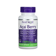 Natrol 나트롤 아사이베리 아사히베리 1000mg 75정 베지캡슐 아사히베리추출물 아사이베리추출물 말토덱스트린 하이프로멜로즈