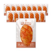 미트리 닭가슴살 스팀 슬라이스 칠리페퍼 150g, 16팩