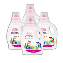 아기 섬유유연제 1.8L x 4개 슈가 버블 베베 어린이 애기 베이비 유아 섬유 유연제, 슈가베베 유아 섬유유연제 1.8L x 4개