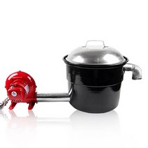 꾸버스 숯불 착화기 세트 장치통 점화기 송풍기 바베큐 캠핑