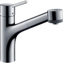 독일 hansgrohe 한스그로헤 주방수전 주방 수도꼭지 Talis S 싱글 레버 3284, 압력 없는 온수기, 호스 박스 미포함, 크롬