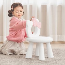 아이방꾸미기 헬로키티 핑크리본 유아의자 유치원