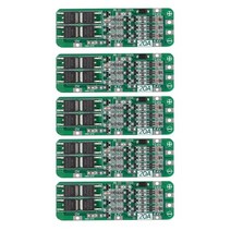 BMS보드5Pcs 3S 20A BMS 18650 리튬 이온 배터리 충전기 모듈 보호 보드 PCB 11.1V 12V, 01 Green