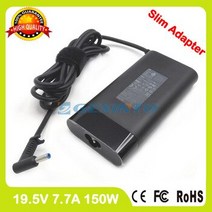 [해외] 슬림형 AC 어댑터 19.5 V 7.7A HP ZBOOK STUDIO G4 G5 X360 모바일 워크 스테이션 TPNCA11 TPNDA03 TPNDA09 TPNQ173, 상세내용표시