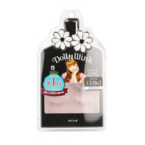 일본산 코지 KOJI 돌리 윙크 Dolly Wink 인조 속눈썹 No.1-35 한 쌍, 1개, 5-리얼 누드