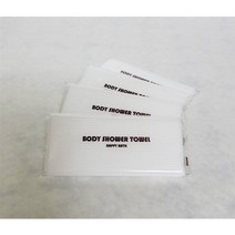 일회용샤워타올 비닐포장 100개, 화이트, 1개