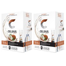 Celsius 셀시우스 온더고 파우더 스틱 코코넛 14개입 71g 2팩, 2개