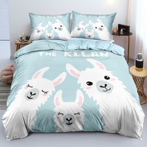 침대 커버 이불 침구류 DIMI Pillow shams Double Full size Custom Bedding sets King Bed Linens Alpaca Pattern Duvet cover set Queen Quilt/Comforter case