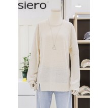 시에로 [시에로] 라운드넥 라글란 린넨 티셔츠 (SH3TSF341)