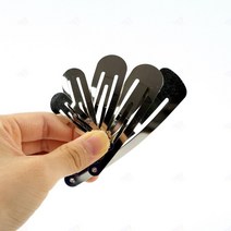 삼각 헤어핀 실버 1P 원데이클래스 원단 악세사리 머리핀 부자재 DIY 기본 재료 헤어핀 문센 만들기 똑딱 리본 소품 공예