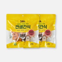 그르르 견생간식 기호성 좋은 강아지 고기간식 2개/ 3개세트, 2묶음, 닭가슴살말이 고구마 300g