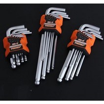 육각 볼 렌치 세트 별 렌치 세트 9 PCS, 볼렌치 세트