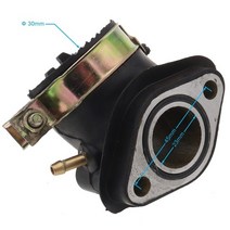 배기매니폴드 1pcs 23mm 흡기 매니 폴드 파이프 gy6 50cc 80cc 125cc 150cc 중국 스쿠터 mopeds atvs go karts taotao buyang, 125 150cc