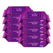 수려니 프리미엄 빅 엠보싱 물티슈 60매 8개, 수려니 고급형 라운드패드/속기저귀 240매 1박스