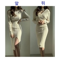 비니비니 니트원피스 여성앞트임원피스 뒷트임원피스 여성니트원피스