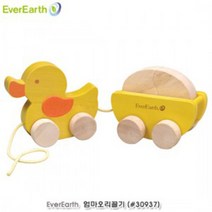 ♥GO질라mall♥에버어쓰(EverEarth) 엄마오리끌기 (30937) 키즈원목완구 아기원목완구 키즈원목도형 어린이원목도형 원목완구♥ＧОÐＺｉĿŁА몰♥, ⁀‿⁀감사합니다