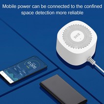 라돈측정기 공기 품질 테스터 전화 APP 포름 알데히드 이산화탄소 모니터 감지기 CO2 TVOC 미터 온도 측정, 한개옵션0