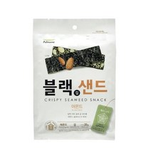 풀무원 블랙김샌드 아몬드, 20g, 1개