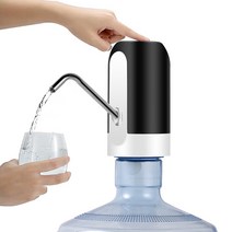휴대용 생수펌프 생수통 워터펌프 취수기 캠핑용 물통 2색상, 블랙, 1개