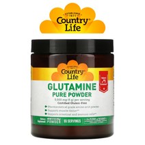 컨트리라이프 L 글루타민 퓨어 파우더 Glutamine 아미노산 가루 머슬 5000mg 275g