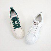 지페일 가죽 키높이 스니커즈 6cm