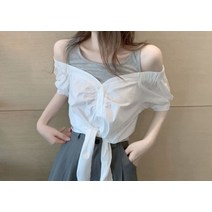 아일렛원피스 원피스 시어서커 지지미 아노락 실크