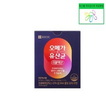 종근당건강 오메가유산균 더블액션 60캡슐 *1박스 + 파스텔 머리끈2개, 60캡슐*1박스+사은품