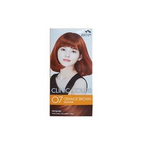 꽃을든남자 크리닉 칼라 염색약 O7 오렌지 Orange브라운 BRAUN, 꽃을든남자 크리닉 칼라 염색약(