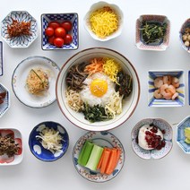 일식 찬기 접시 종지 모음 일본풍 그릇, 팔각 격자, 히카리 종지