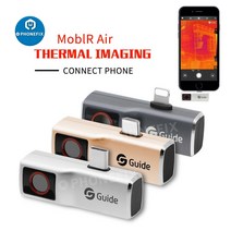 스마트폰열화상카메라 스마트폰 열화상 카메라 열감지 적외선 mobir 공기 type-c androidios용 안티-핍 온도 감지 열 이미저, iOS