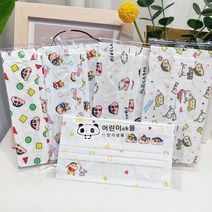 짱구는 못말려 성인 일회용 캐릭터 대형 커플 마스크 30개 50개 개별포장 3중필터 덴탈 위생적, 짱구와 흰둥이, 30매