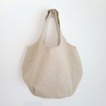 [DIY키트 패키지] 퀼트가방만들기 무지 자수 라운드 에코백만들기 양면 라운드다트가방, 블루숲속세상